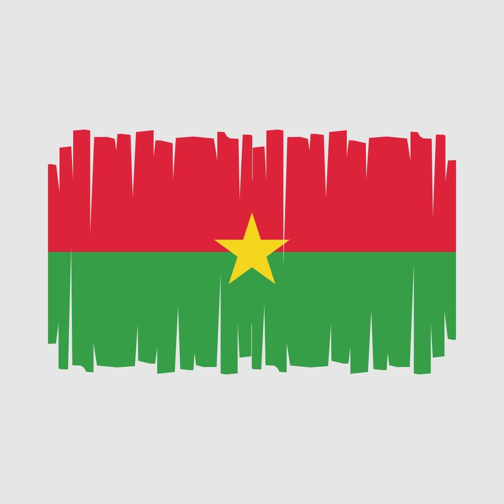 vector de bandera de burkina faso