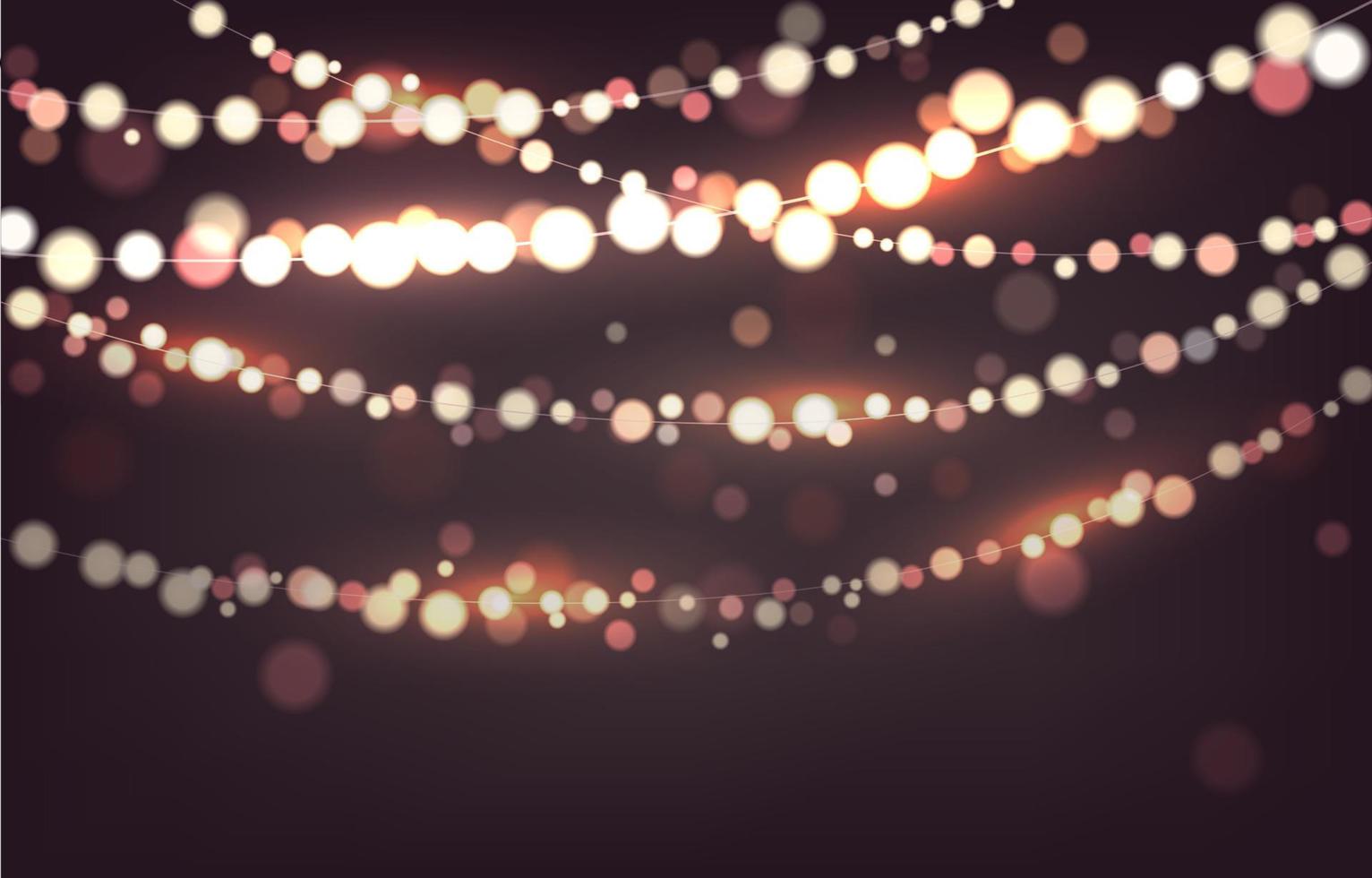 Beautiful Fairy Light Effect Background vector