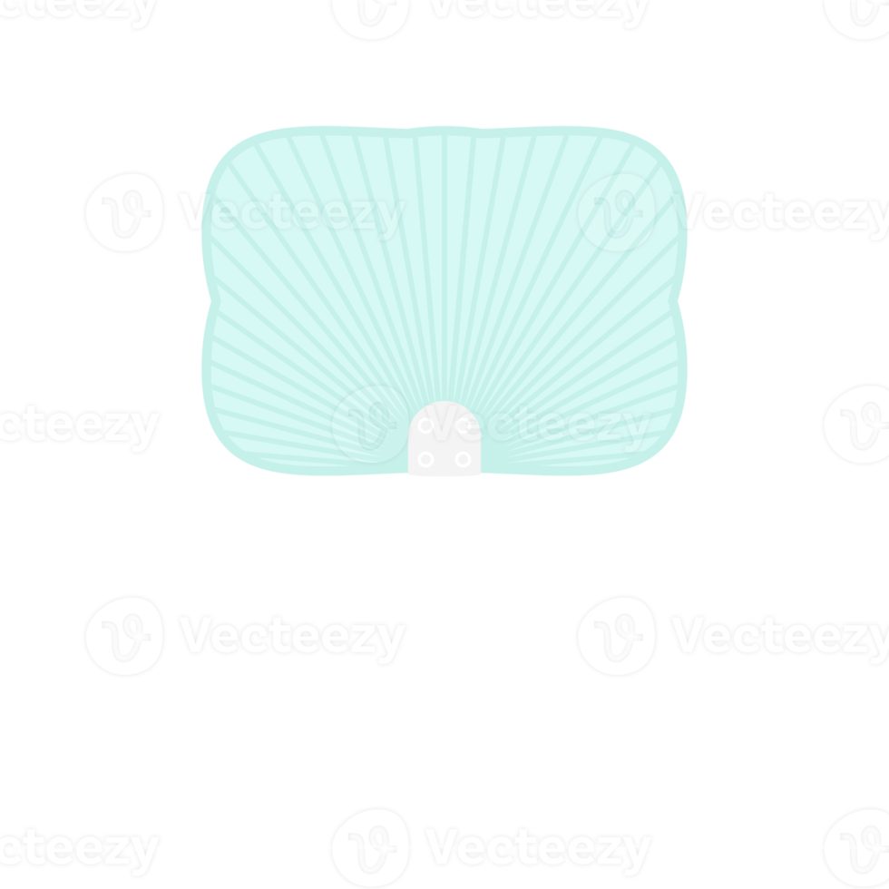 Striped Aesthetic Manual Handle Hand Fan png