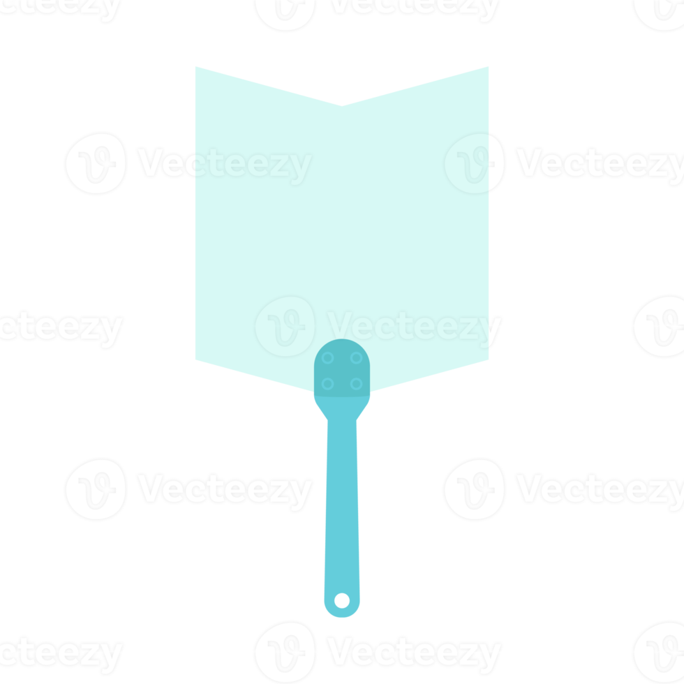 Plain Aesthetic Manual Handle Hand Fan png