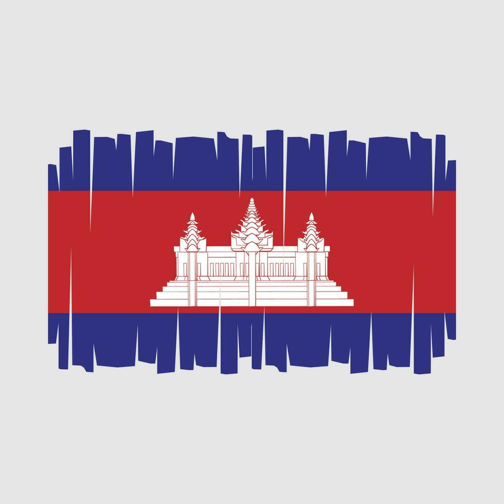 Cambodia Flag Vector