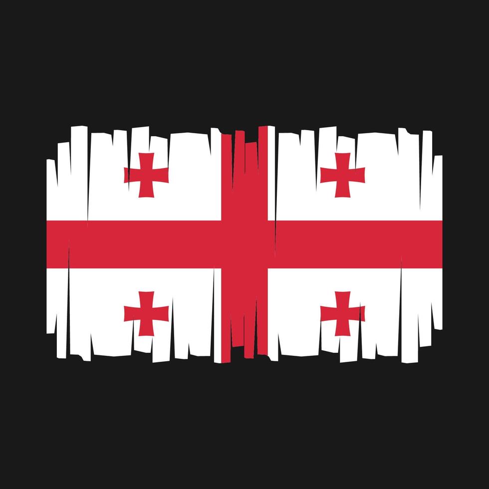 Georgia Flag Vector 21980742 Vector Art at Vecteezy