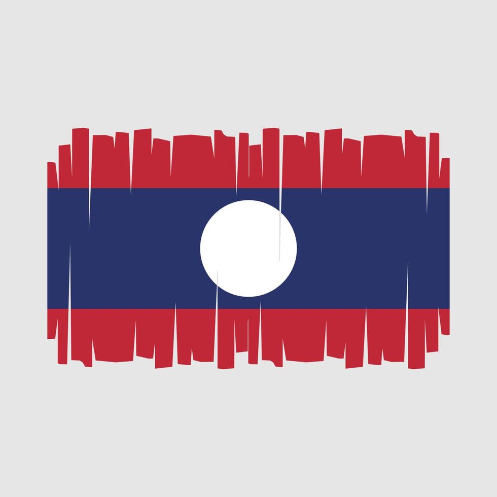 vector de la bandera de laos