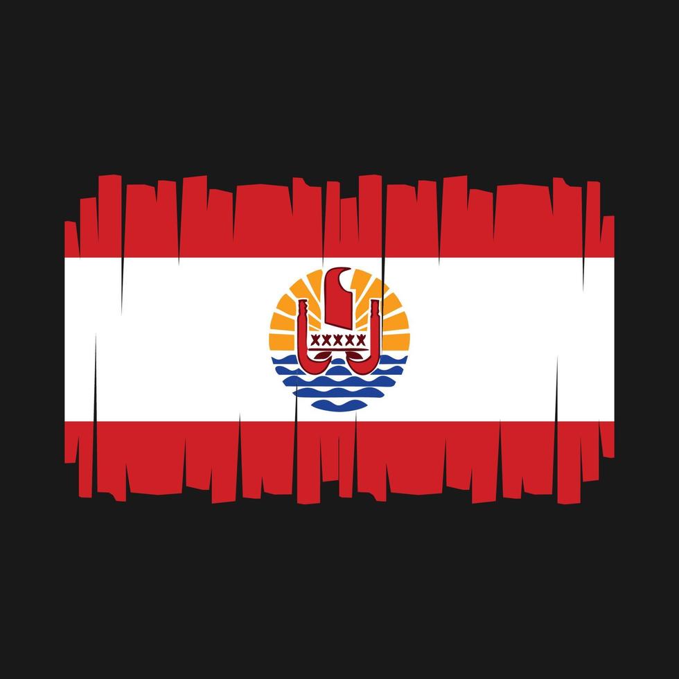 French Polynesia Flag Vector