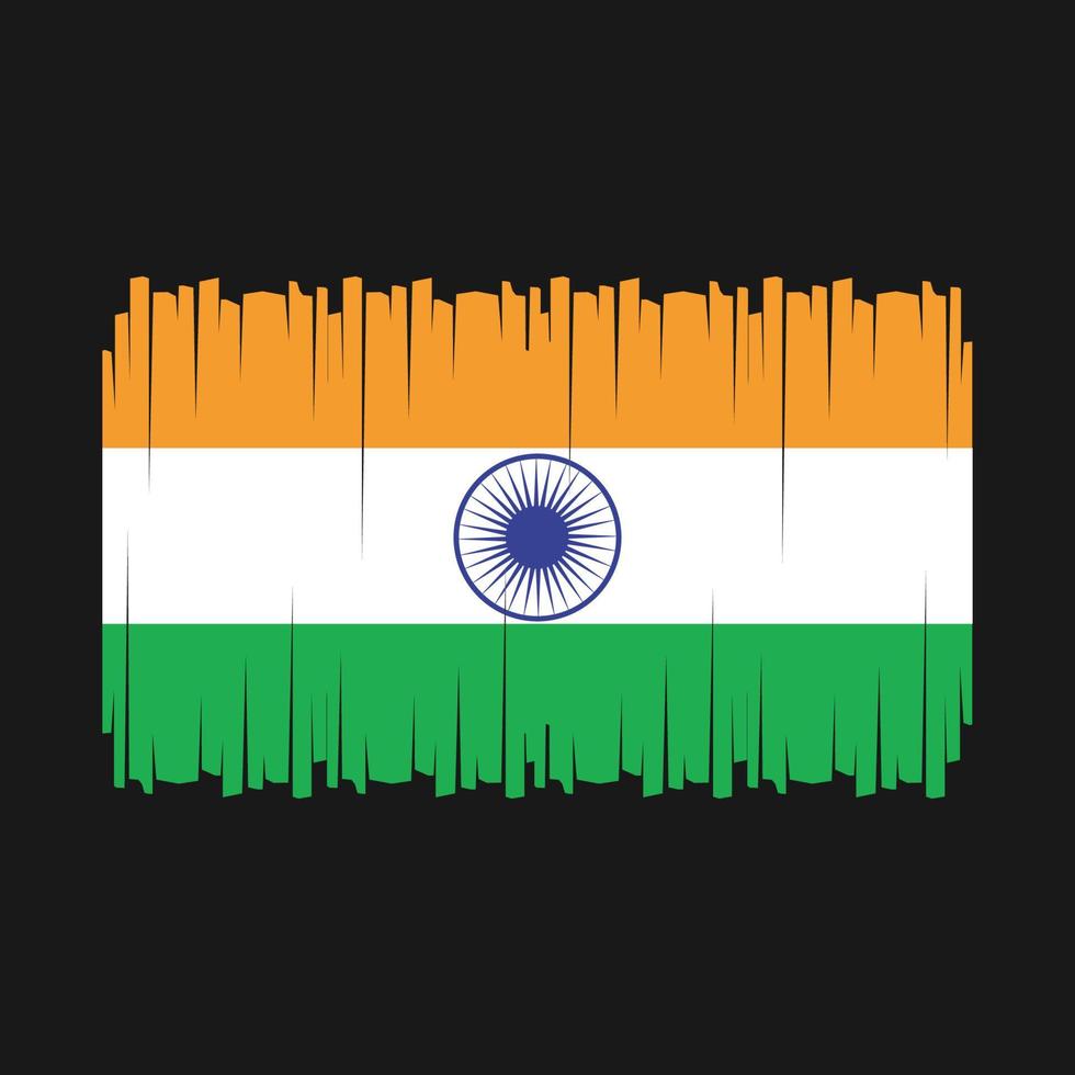 vector de la bandera de la india