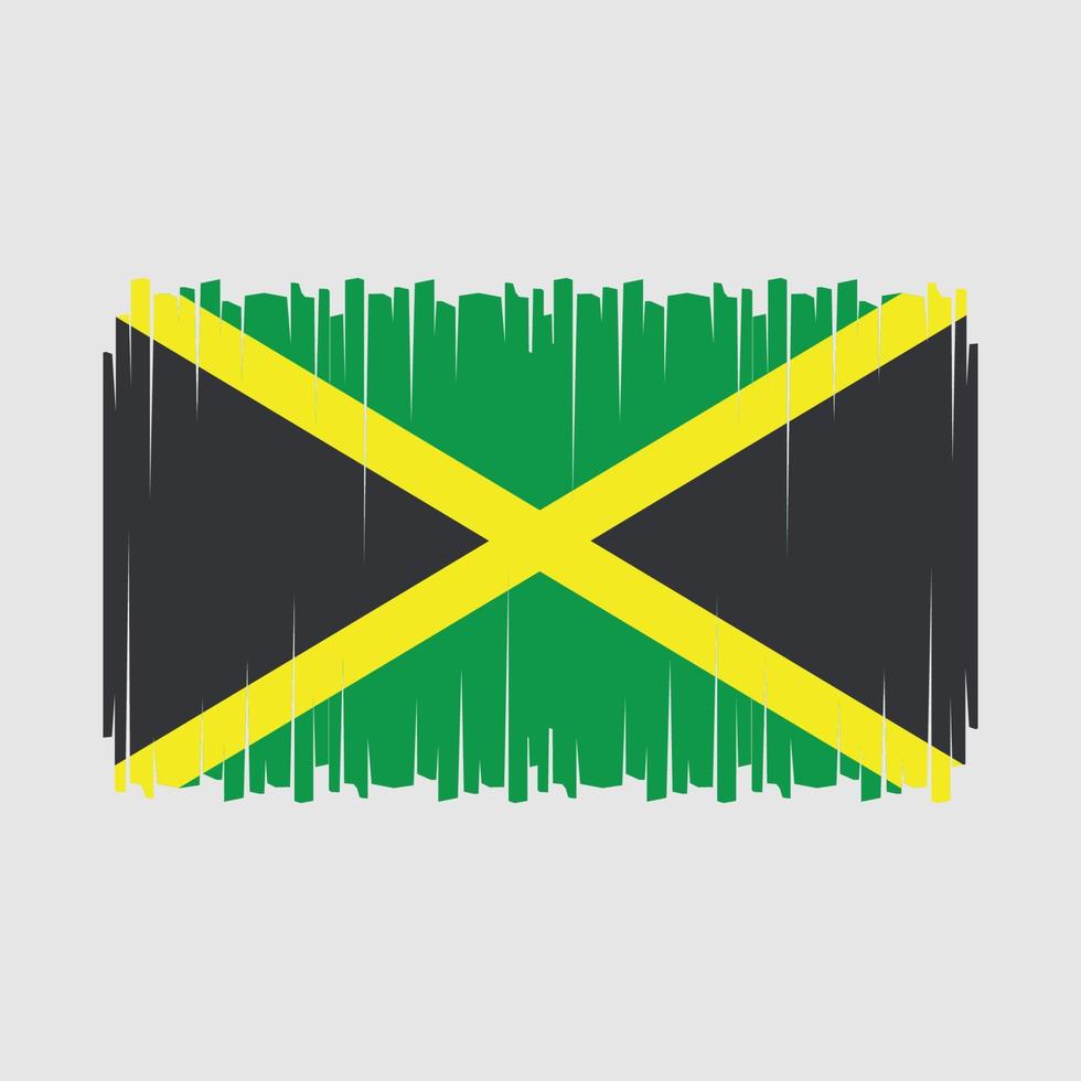 vector de bandera de jamaica