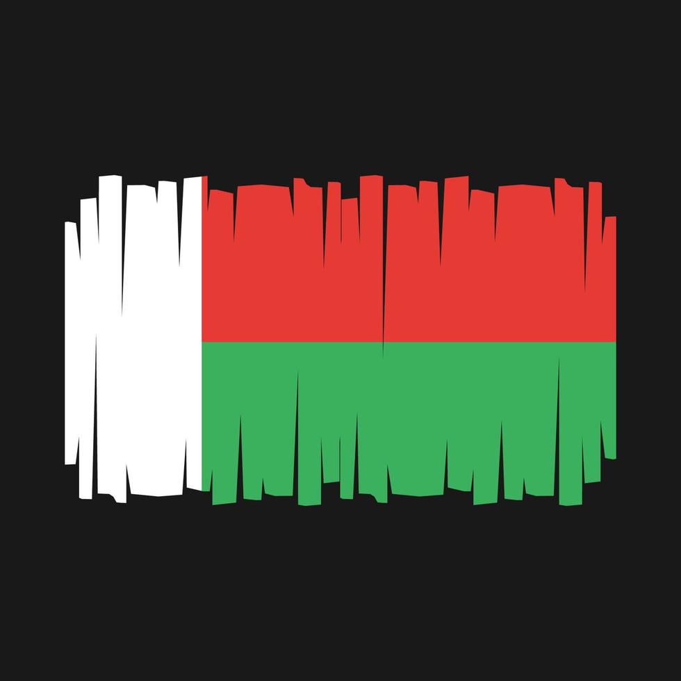 Madagascar Flag Vector