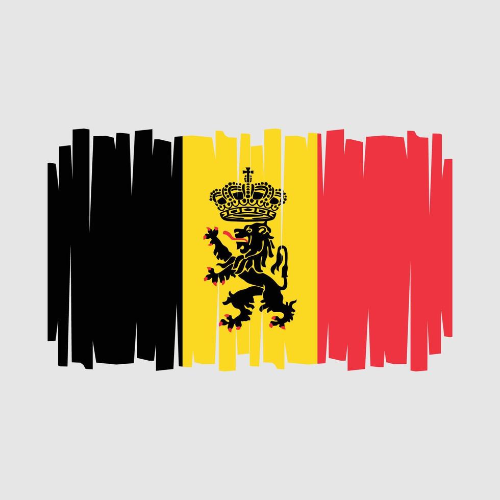 vector de bandera de bélgica