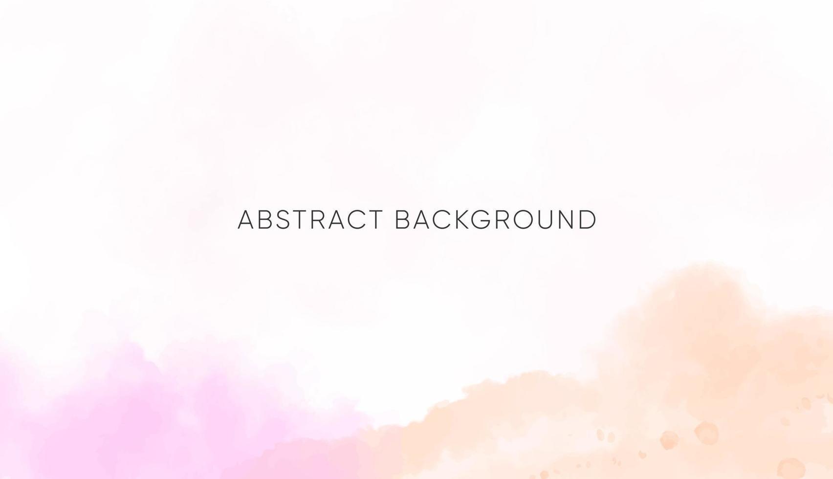 Abstract horizontal watercolor background. Brown pink color. Neutral light colored empty space background illustration vector