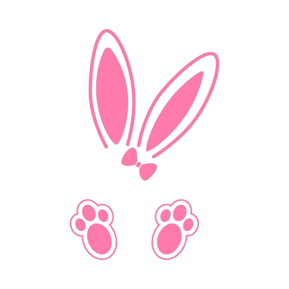 Conejo icono vector. Pascua de Resurrección ilustración signo. liebre símbolo o logo. vector