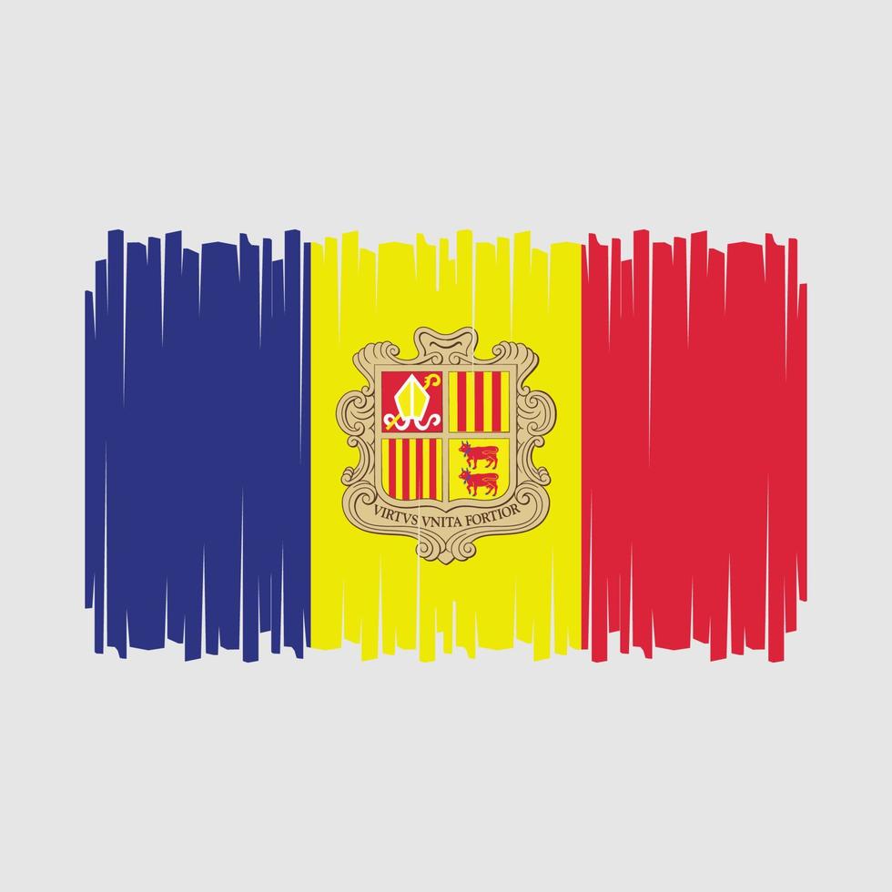 Andorra Flag Vector