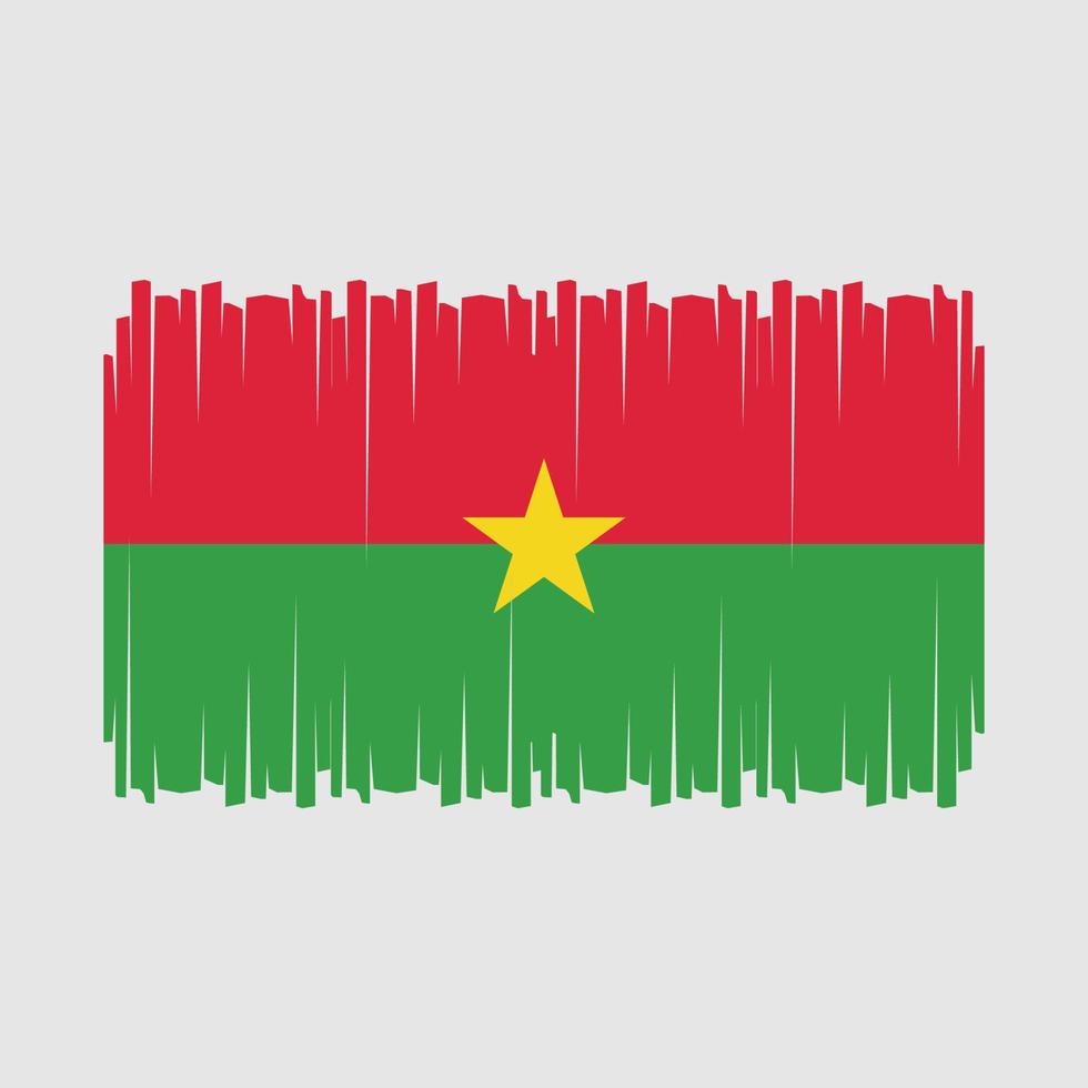 vector de bandera de burkina faso