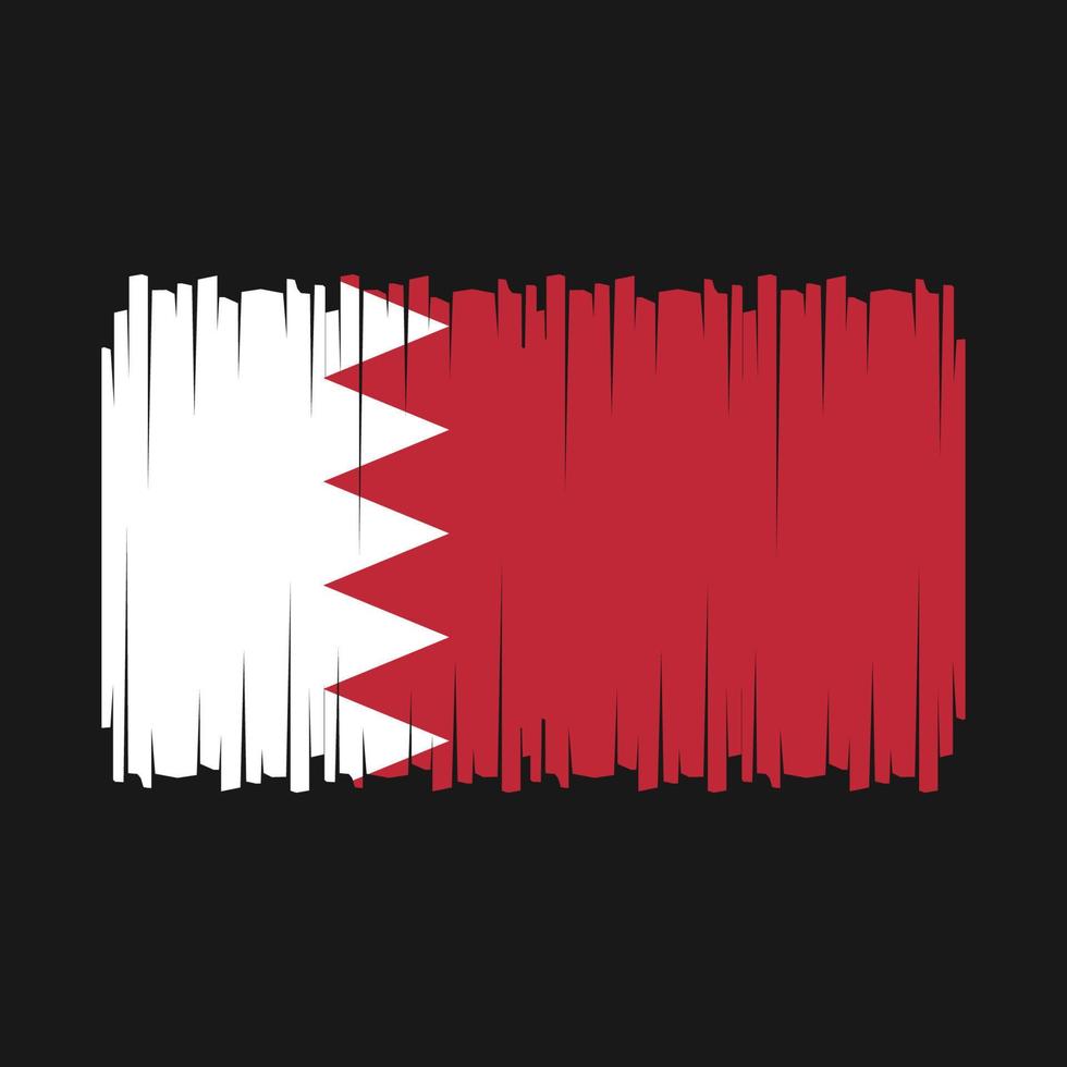 Bahrain Flag Vector