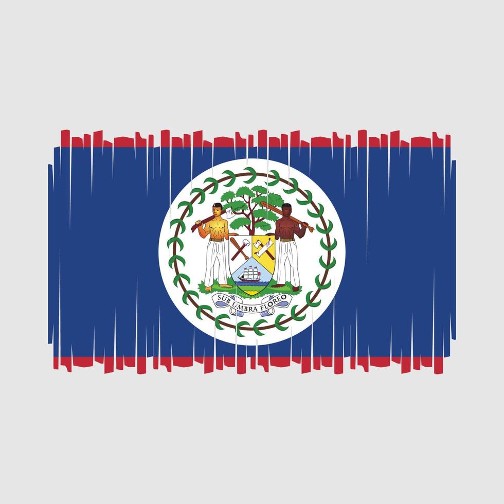 Belize Flag Vector