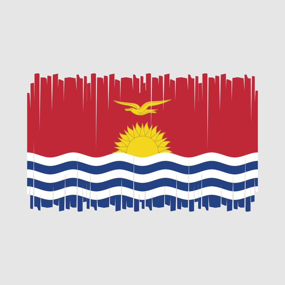 vector de bandera de kiribati