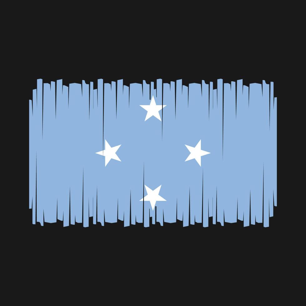 Micronesia Flag Vector