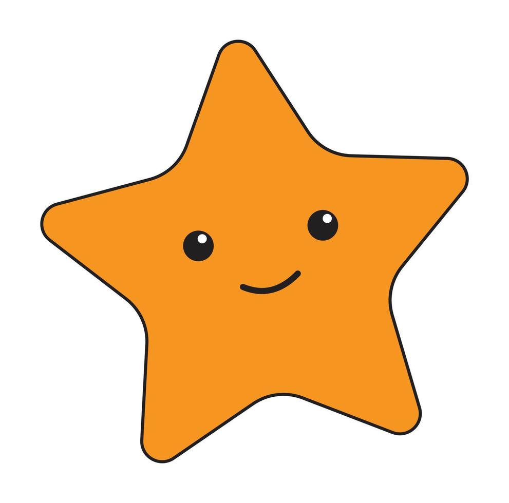 star icon cute and adorable vector