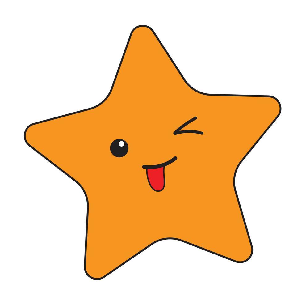 star icon cute and adorable vector