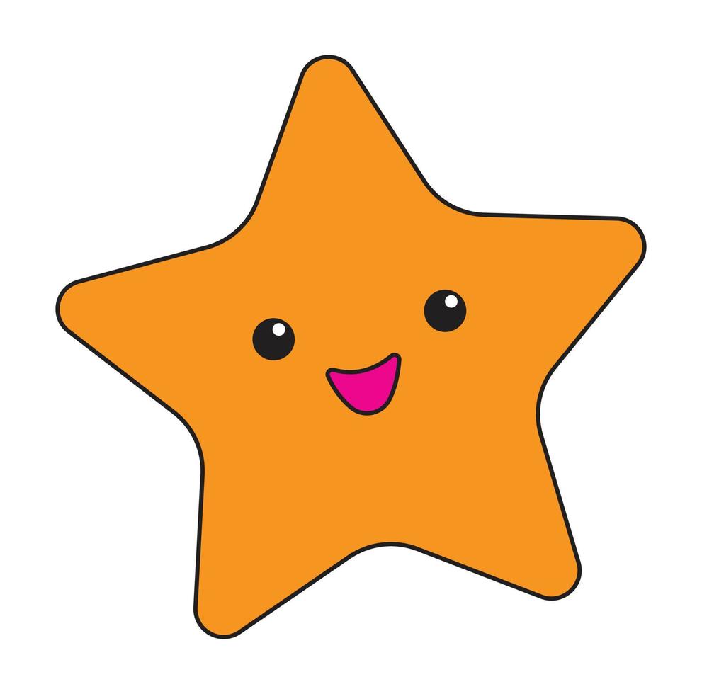 star icon cute and adorable vector