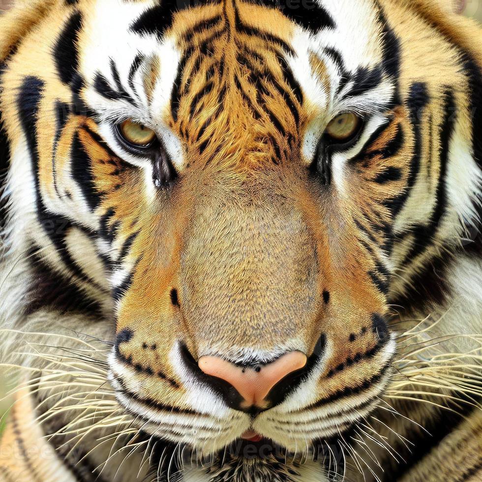 The tiger is a majestic and powerful big cat known for its distinctive orange coat with
