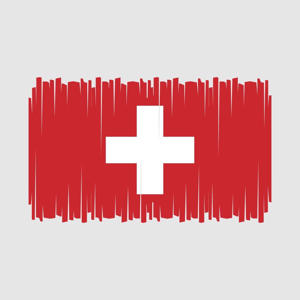 vector de bandera de suiza