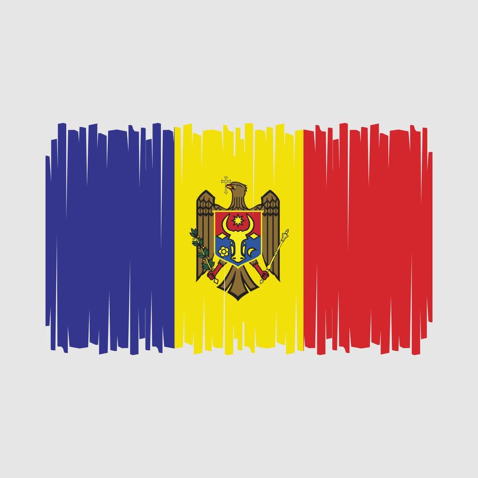 Moldova Flag Vector