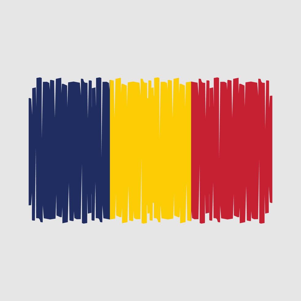 Chad Flag Vector