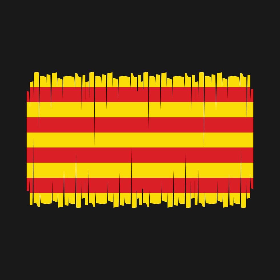 Catalonia Flag Vector