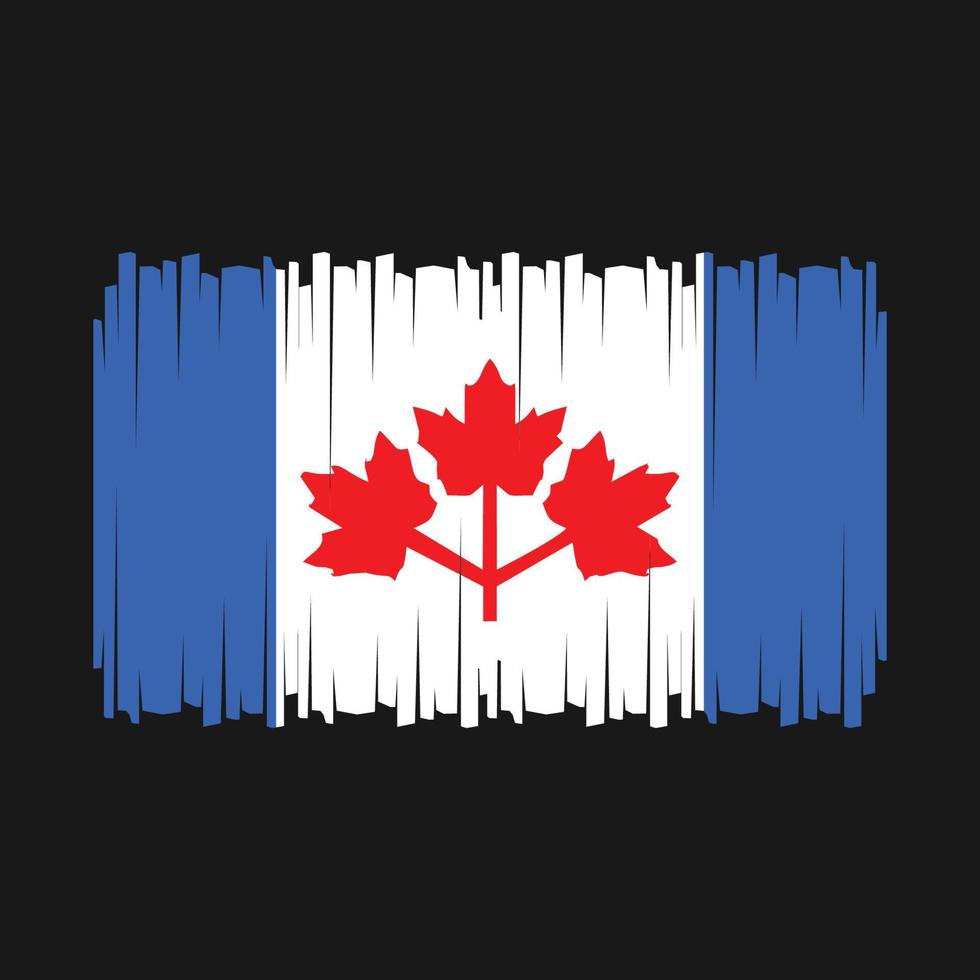vector de bandera de canadá