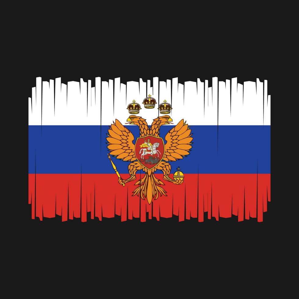 vector de bandera de rusia