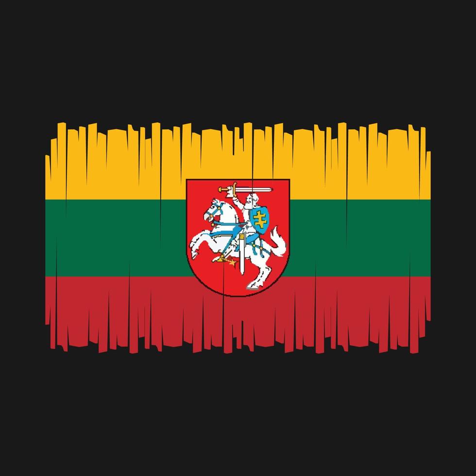 Lithuania Flag Vector