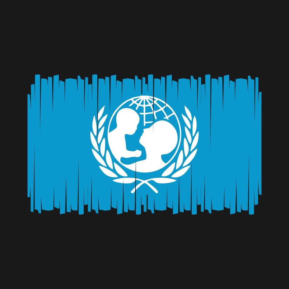 unicef bandera vector