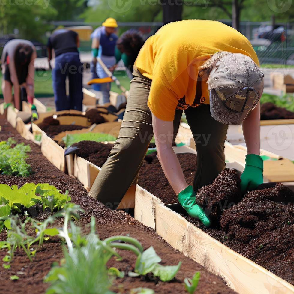 Earth Day is an annual global event celebrated on April 22nd to raise awareness and promote action for environmental protection and sustainability. photo