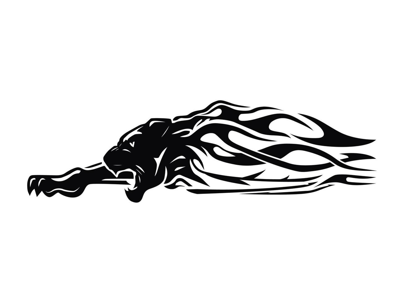 Jaguar Fender Top Side Trunk Car Sticker  Jaguar Decal vector