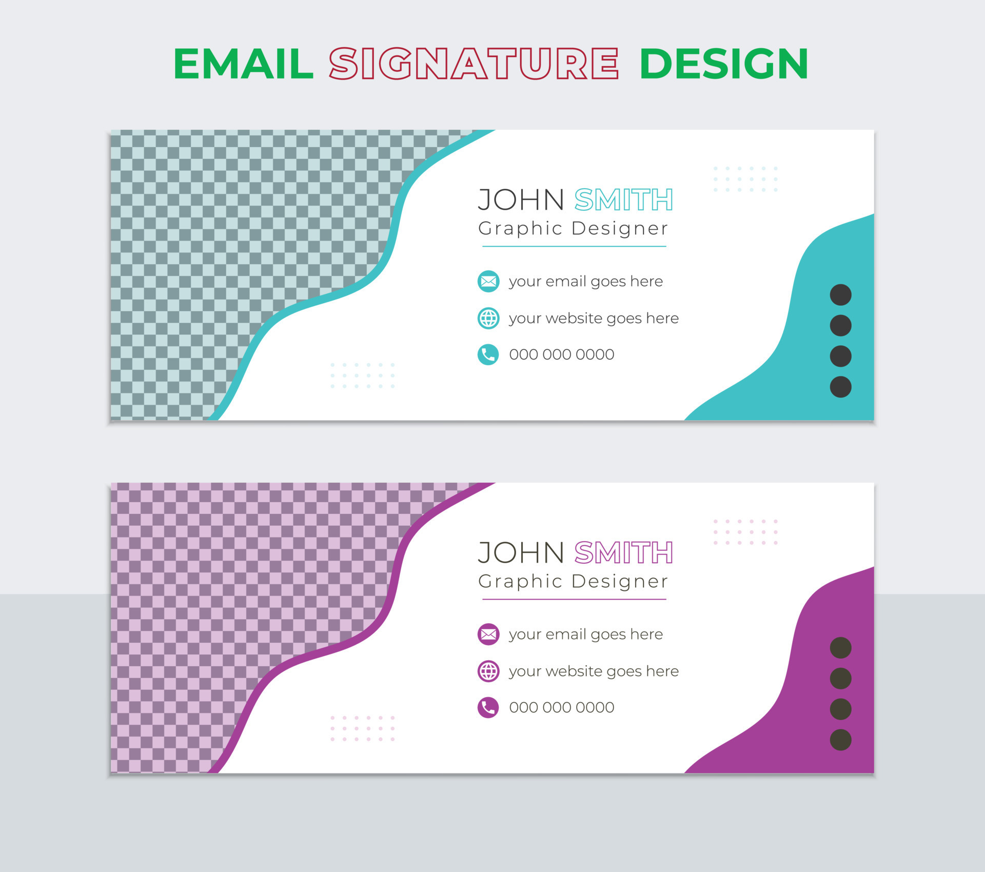 Modern Creative Unique and Minimal Layout shape design Professional