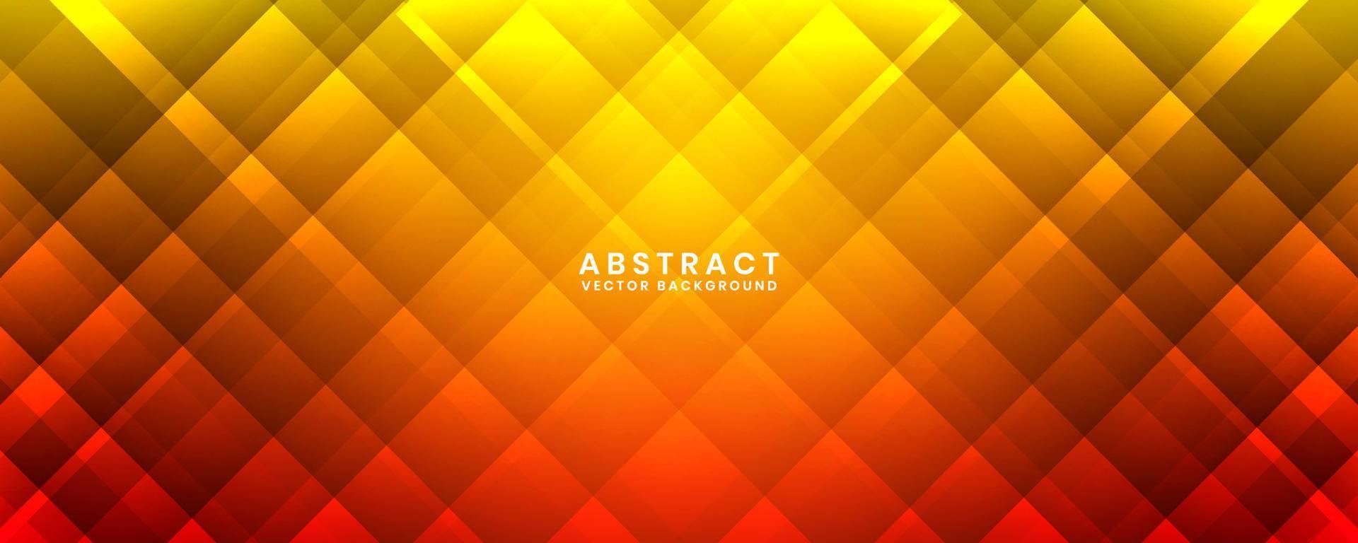 3D orange geometric abstract background overlap layer on bright space with polygonal shapes decoration. Graphic design element cutout effect style concept for banner, flyer, card, or brochure cover vector