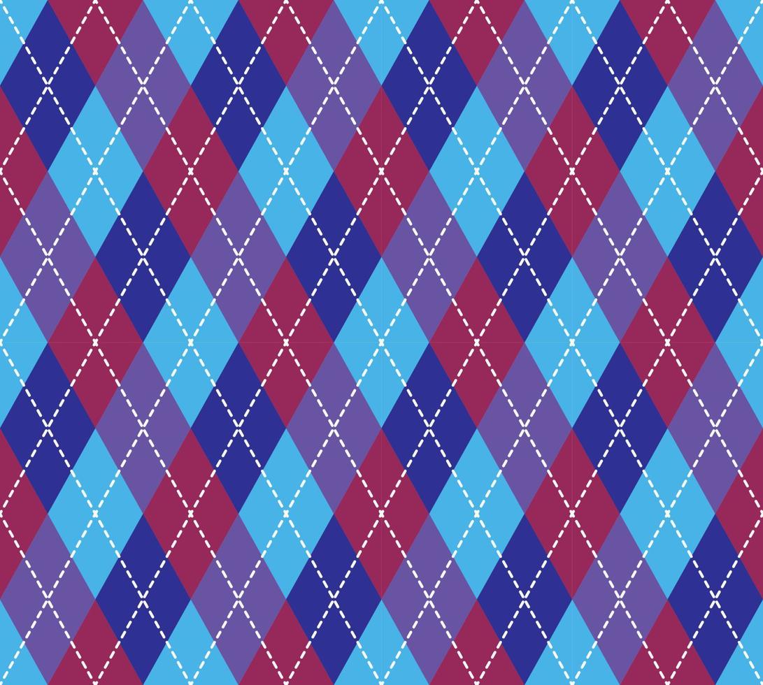 Argyle Pattern vector ,Fabric texture background