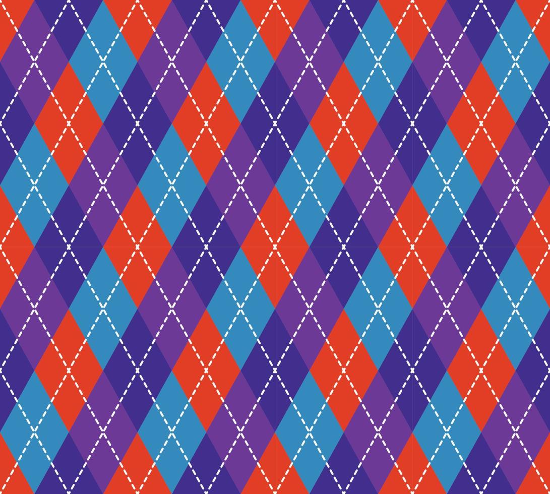 Argyle Pattern vector ,Fabric texture background