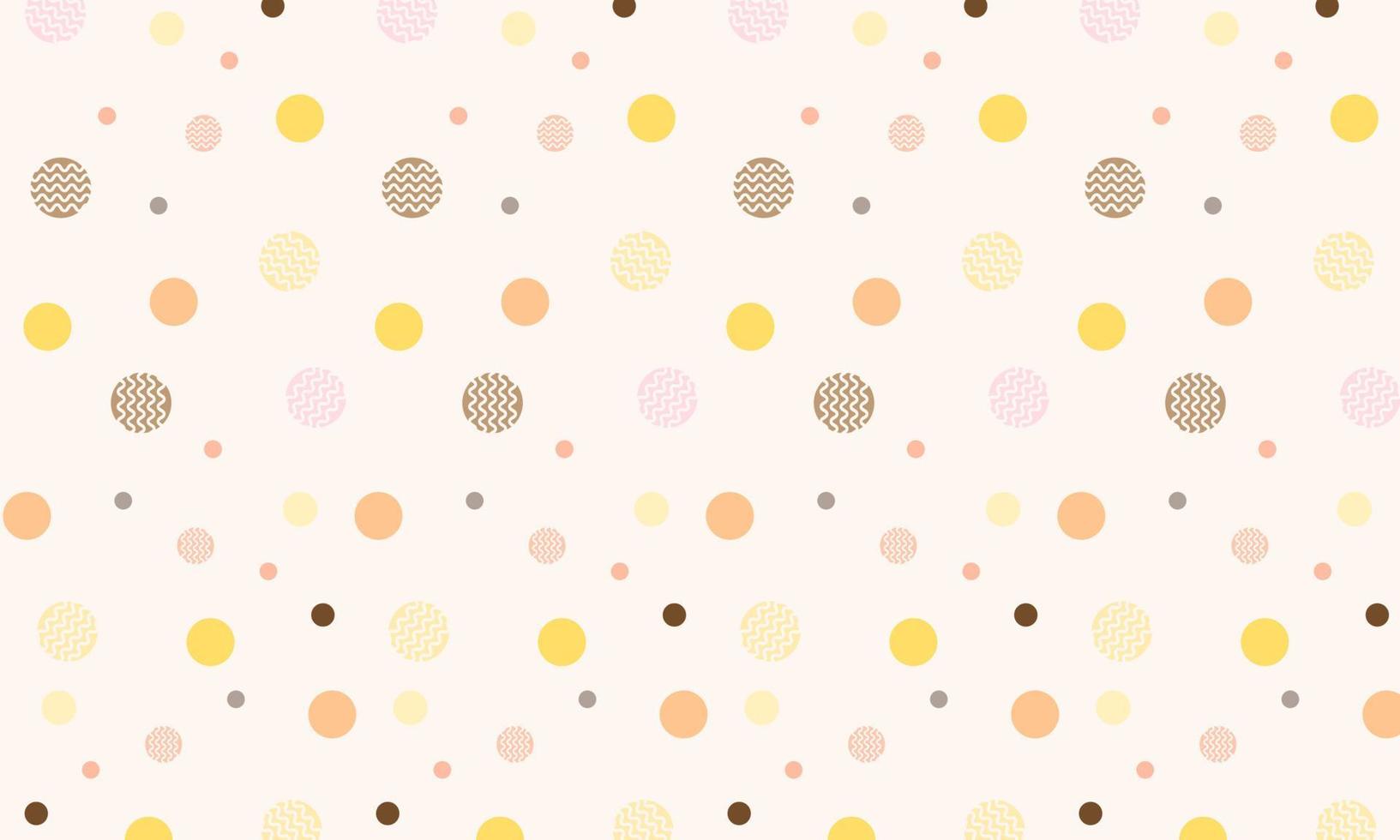 bebé crema color puntos vector ilustración