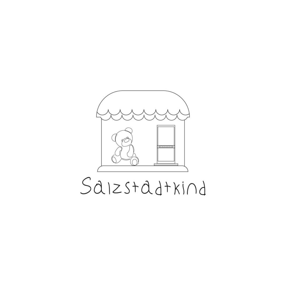 Kid Store Logo, logo For kid toys store vector
