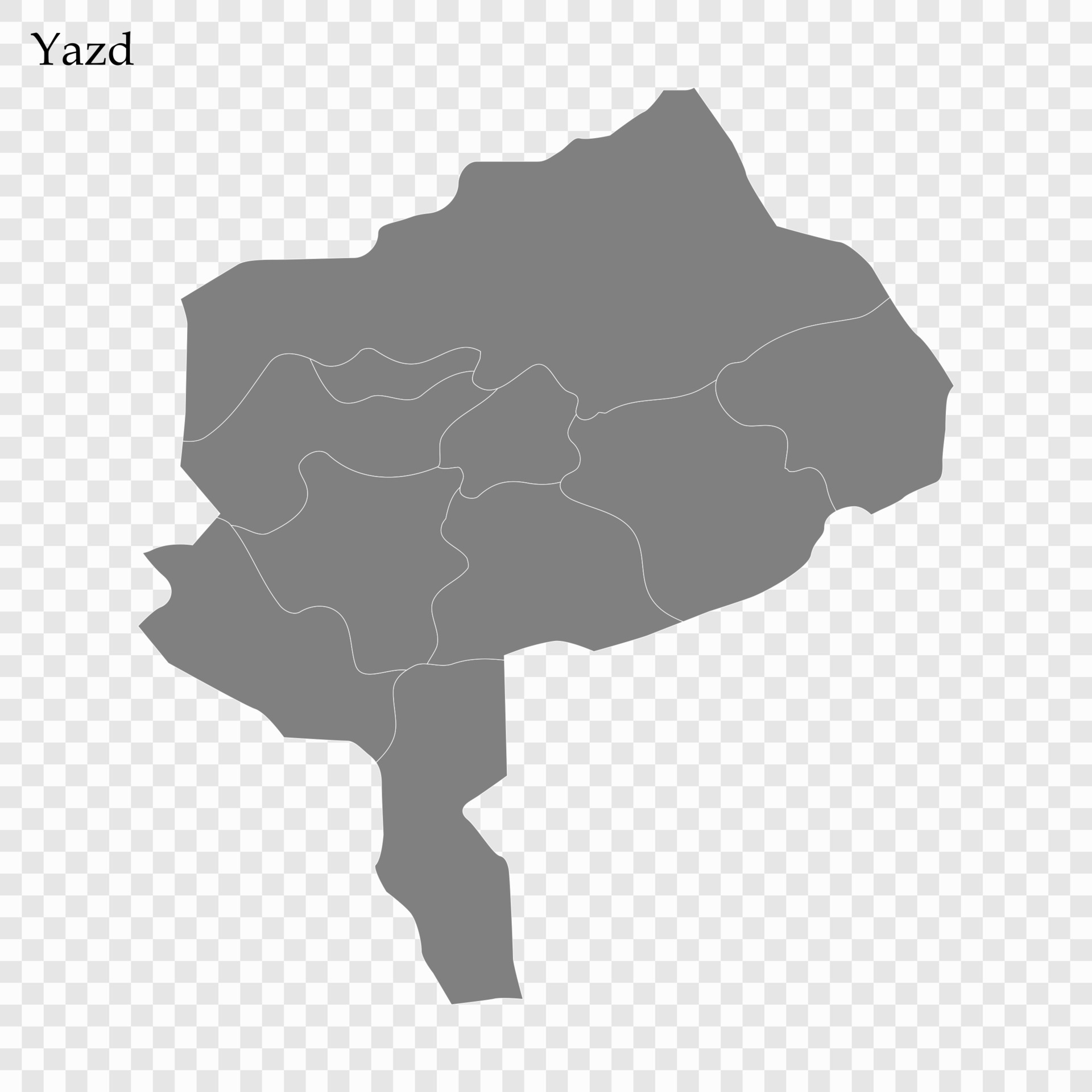 High Quality map is province of Iran 21982958 Vector Art at Vecteezy
