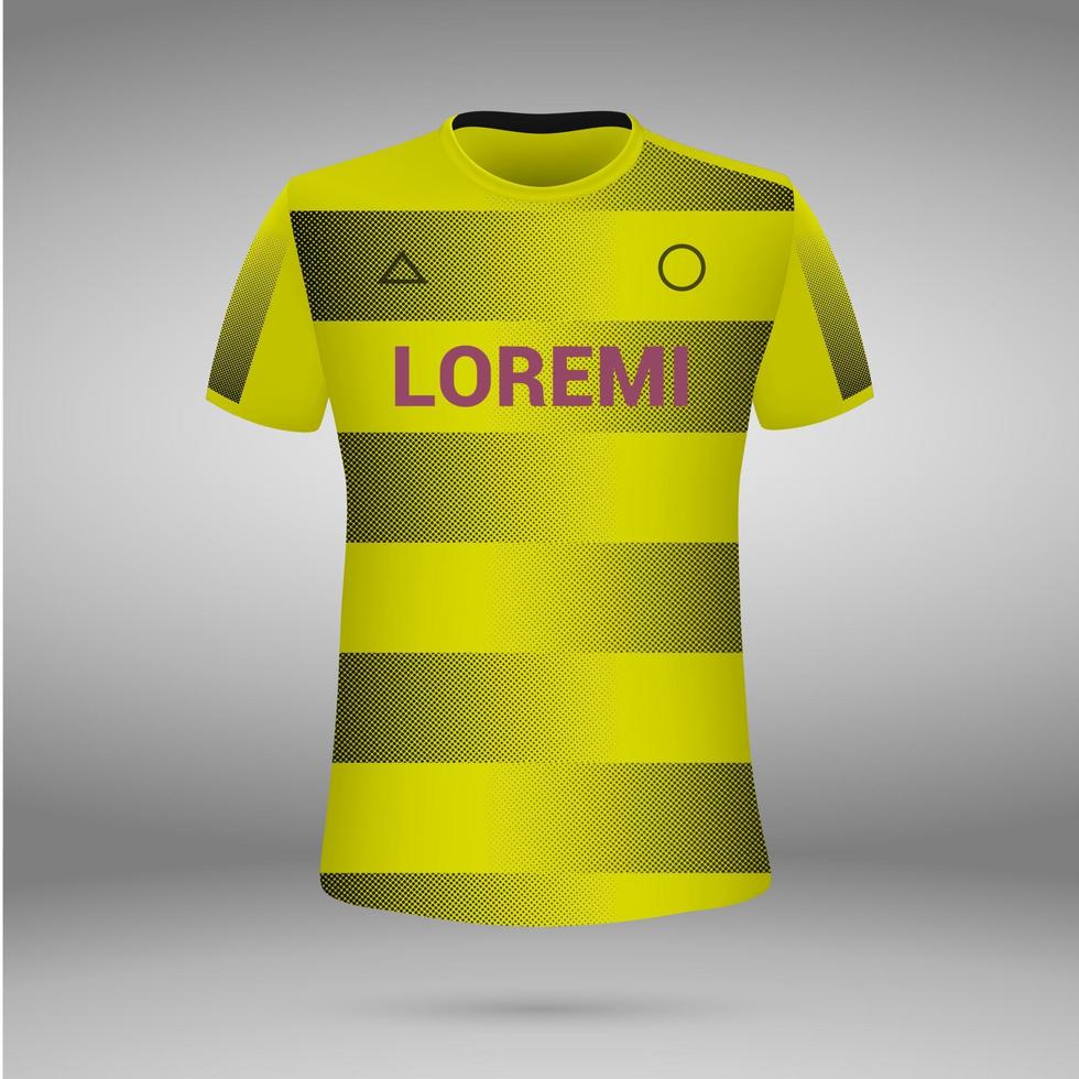 camiseta. fútbol jersey. vector ilustración