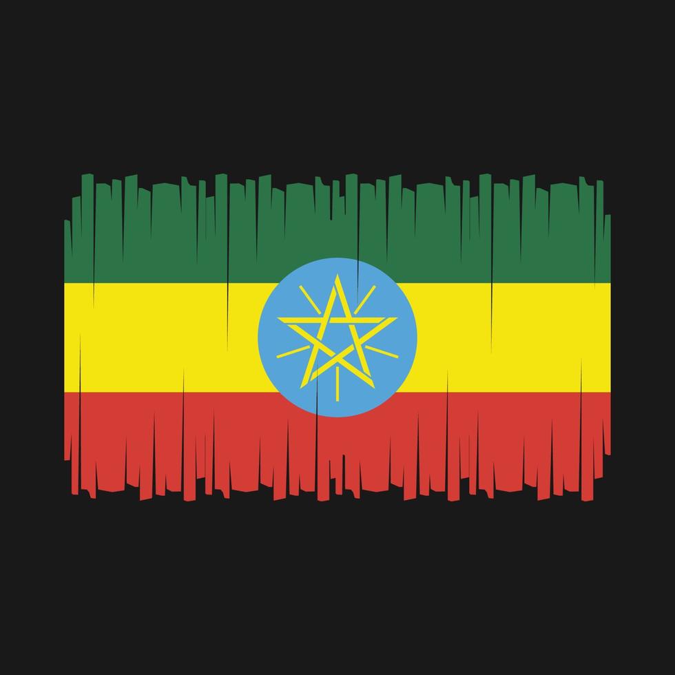 Ethiopia Flag Vector