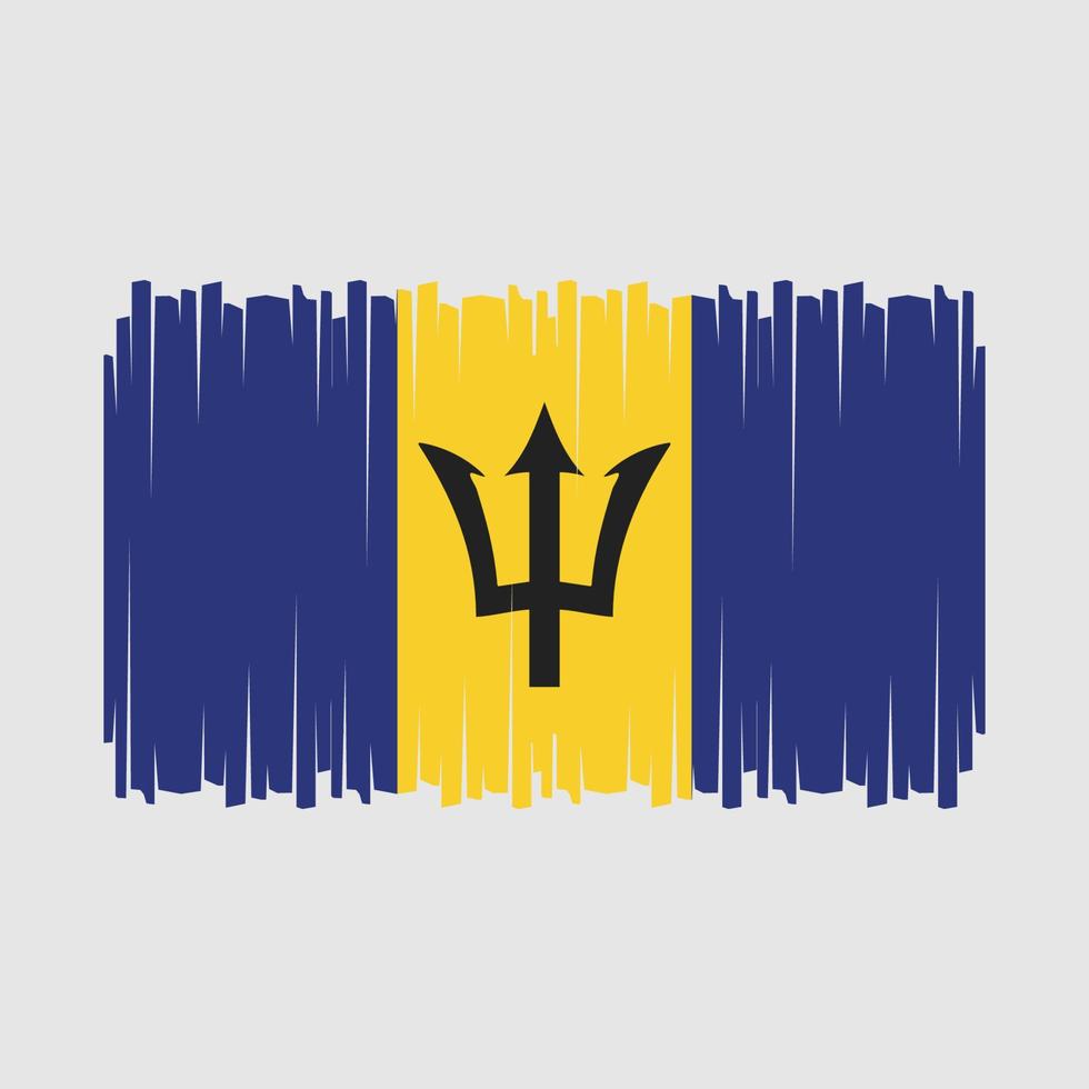Barbados Flag Vector