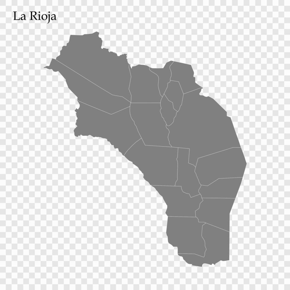 High Quality map is a province of Argentina vector