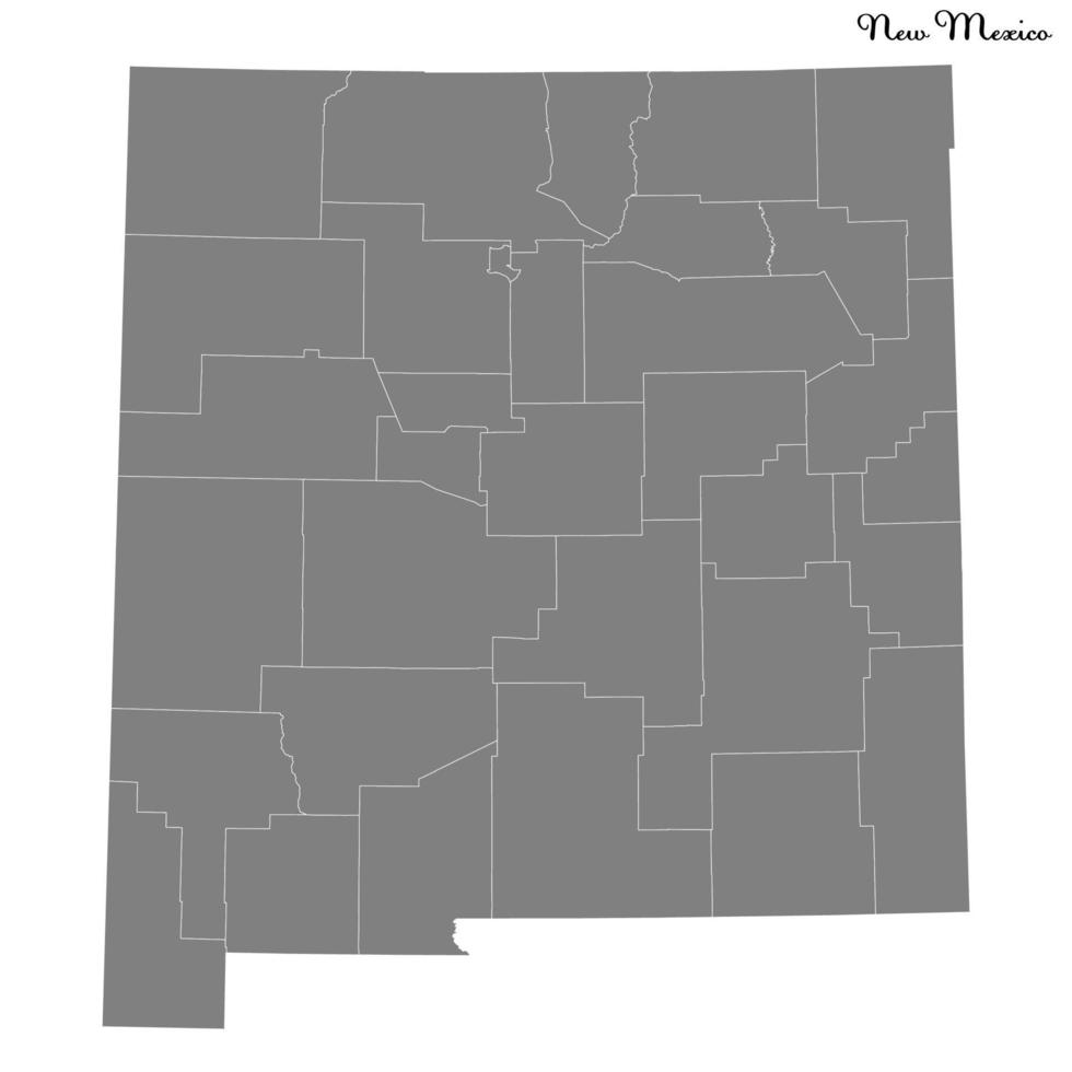 High Quality map state of United States vector
