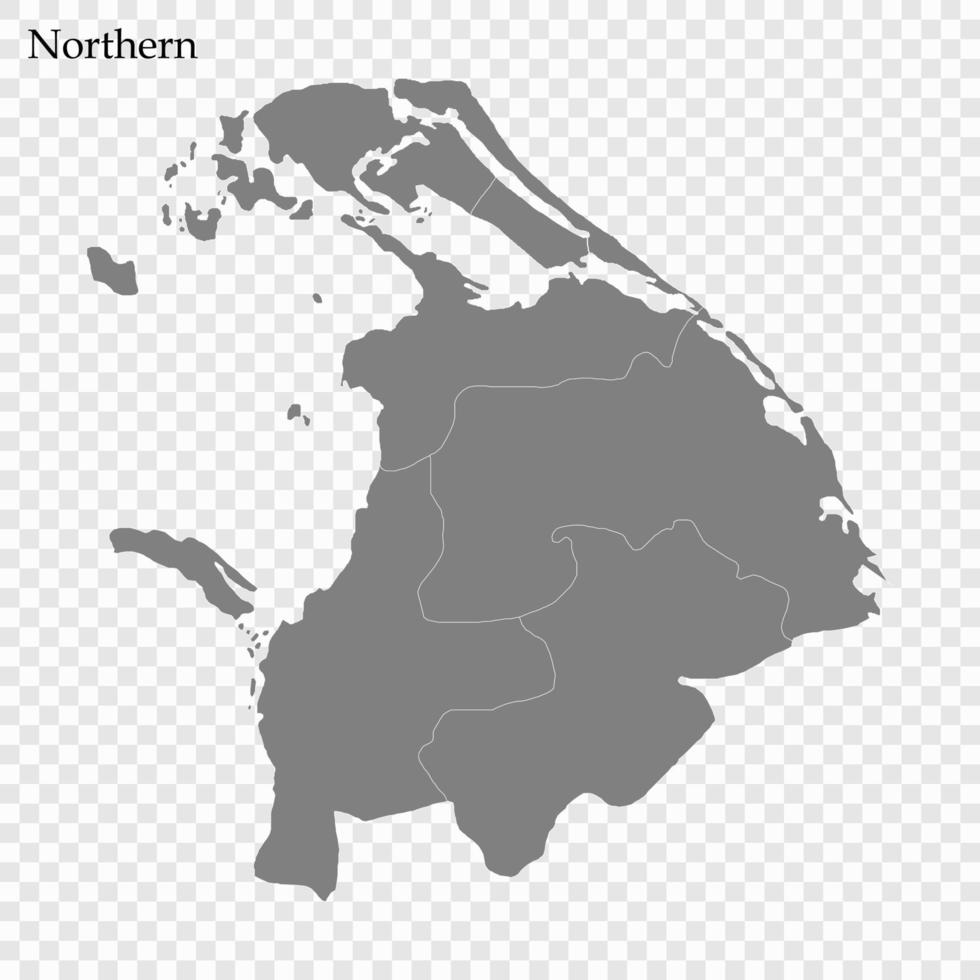 High Quality map Province of Sri Lanka vector