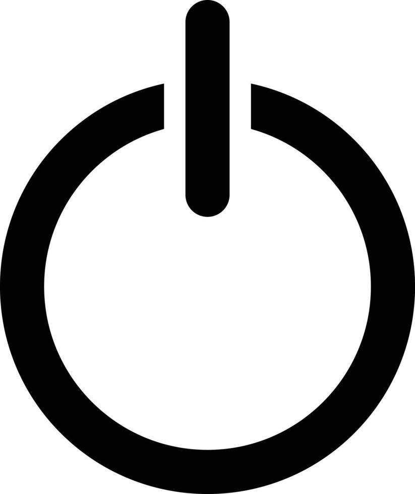 power switch , power on off switch vector icon. Start icon isolated on white background.