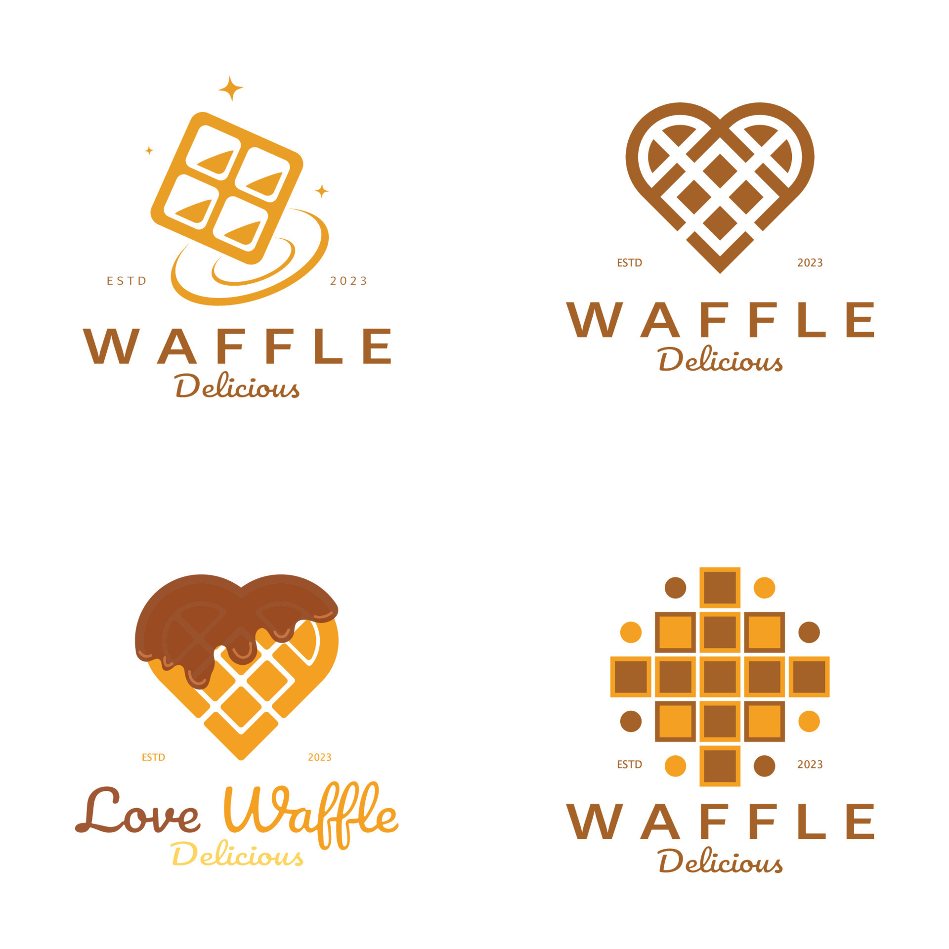 waffle logo simple illustration design,for pastry shop,emblem,badge,bakery  business,pastry,bakery,vector 21984069 Vector Art at Vecteezy