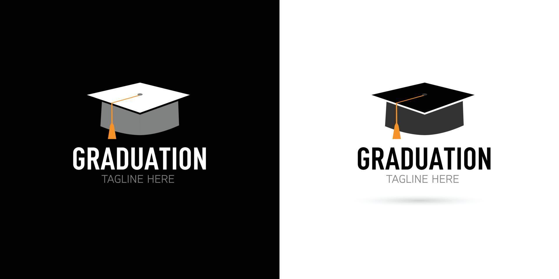 Graduation Cap Logo Template Design Elements vector